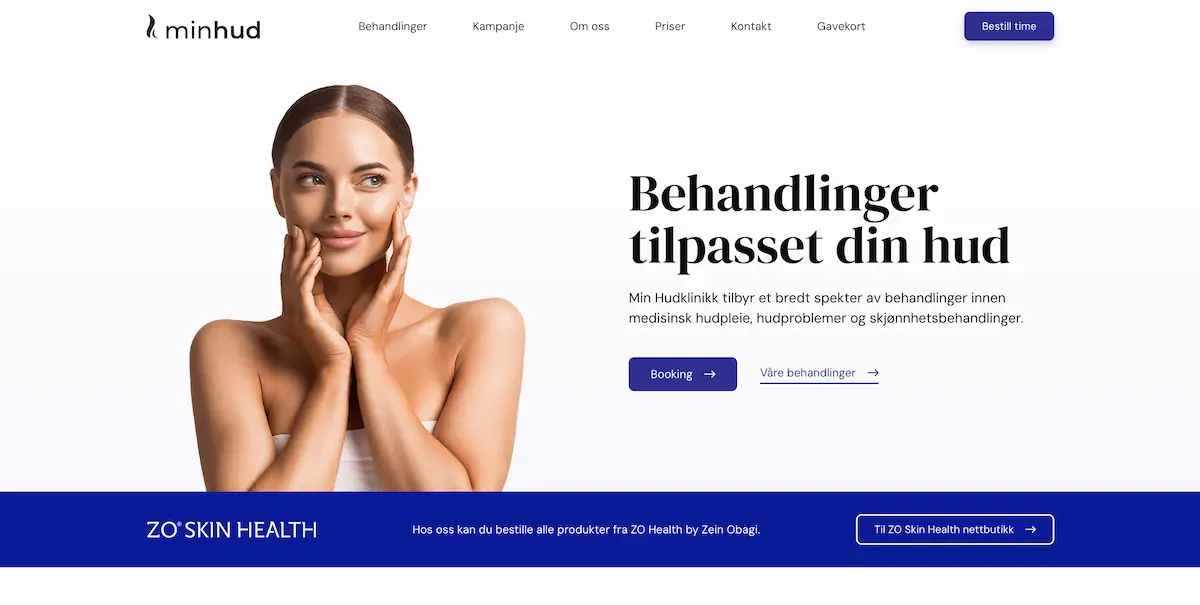 Minhud — spesialisert e-helseplattform for dermatologi